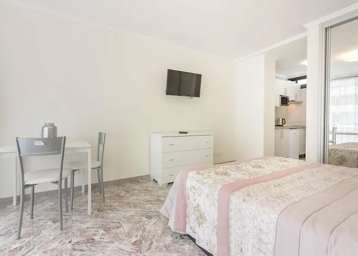 Daire Tenerife Olympia Hotel-playa De Americas. Balcony, Sea View & Pool