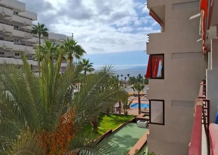 Tenerife Olympia Hotel-playa De Americas. Balcony, Sea View & Pool